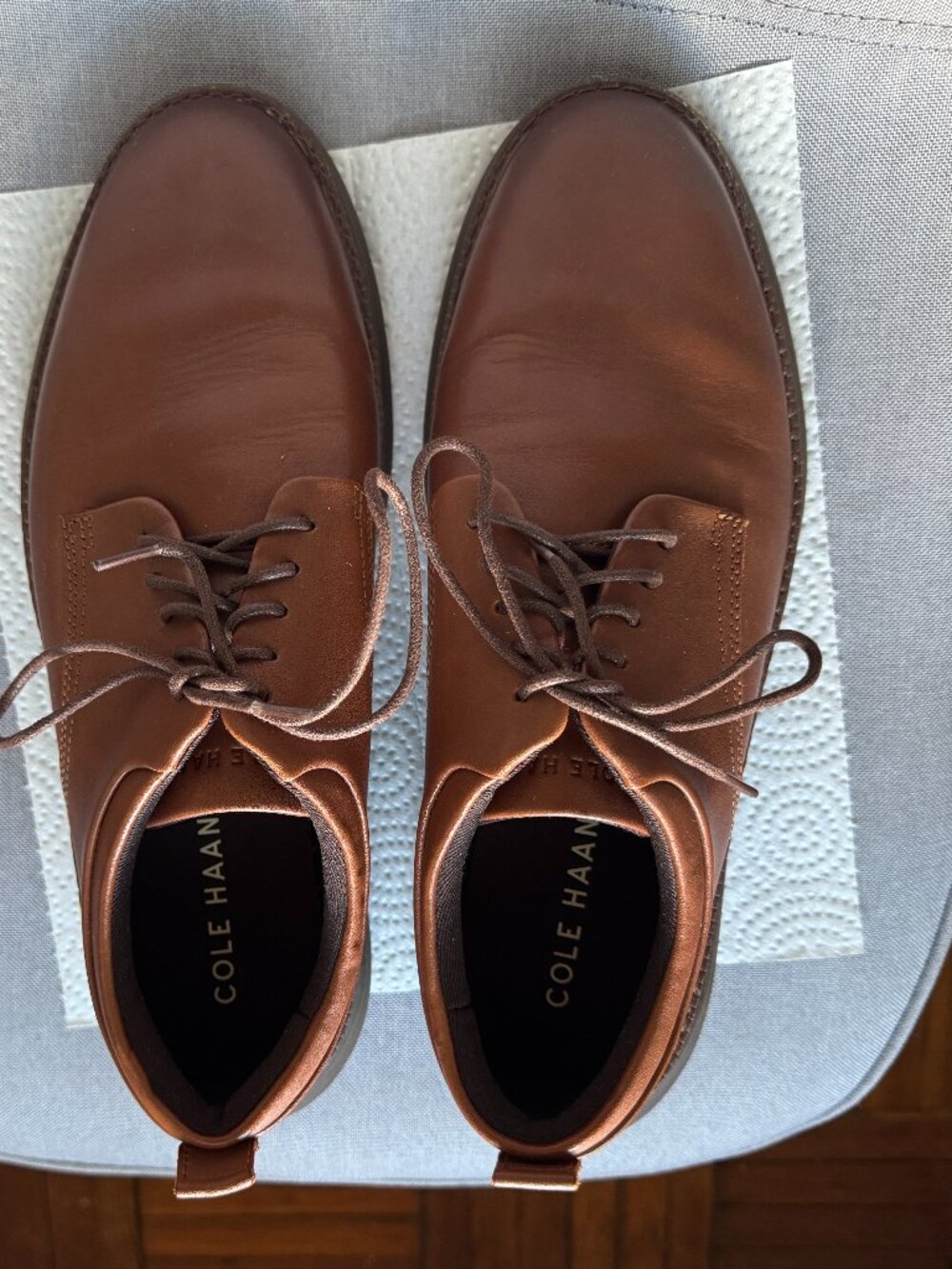 Men's Grand Remix Oxford from Cole Haan, Style # C40304, Color Brown, size 11 M